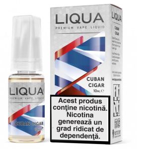 Cumpara Liqua Elements 10ml - Cuban Cigar in Lichide, Lichide cu nicotină, Liqua la Smokemania.ro