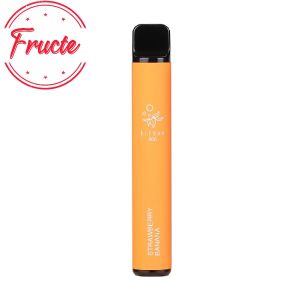 Cumpara Kit Elf Bar Vape Pen 600 pufuri - Strawberry Banana in la Smokemania.ro